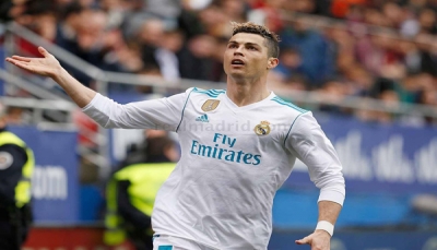 ريال مدريد يفوز على إيبار بهدفي رونالدو