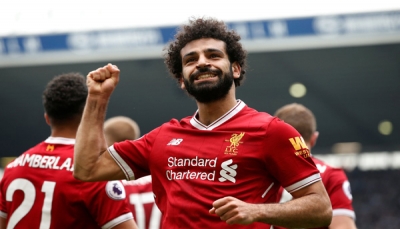 محمد صلاح يسجل في تعادل ليفربول المثير أمام وست بروميتش حجازي