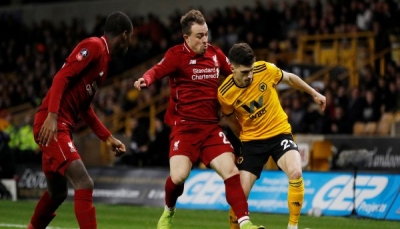 ليفربول يودع كأس الاتحاد الانجليزي بالهزيمة أمام ولفرهامبتون