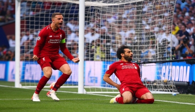 "محمد صلاح" يسجل ثاني أسرع هدف في نهائي أبطال أوروبا