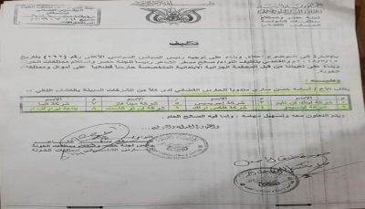 الحوثيون يصادرون ثمان شركات خاصة في صنعاء (وثيقة)