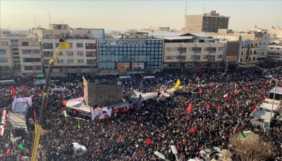 مقتل وإصابة أكثر من 80 إيراني في حادثة تدافع أثناء تشييع سليماني