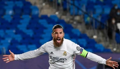 راموس يدخل التاريخ بتسجيله الهدف 100 مع ريال مدريد 