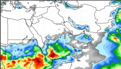 طقس.. منخفض جوي مطير في اليمن خلال الـ 48 الساعة القادمة